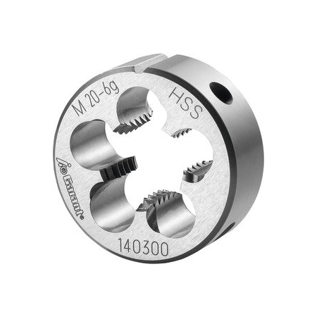 Garant Round Die, HSS, M20X2.5 140300 M20
